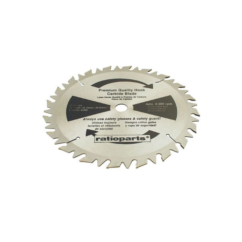 Compatible brushcutter blade 250 mm bore diameter 25.4 mm