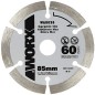 Diamond blade 85 mm diameter teeth for WORX circular saw tile cutting