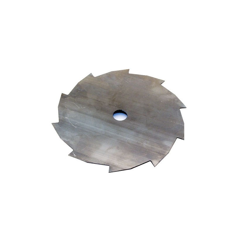 Cuchilla de disco para desbrozadora compatible 250 mm diámetro interior 25,4 mm