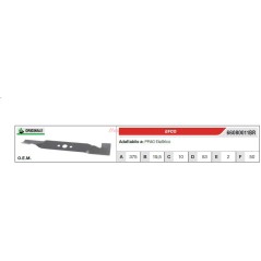 EFCO lawn mower blade PR40 electric 66080011BR | Newgardenstore.eu