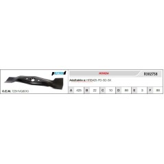 HONDA lawn mower blade HRB425-PD-SD-SX R302758 | Newgardenstore.eu