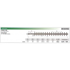 Unter-/Obermesser GREEN LINE SLP 700D Heckenschere 007902 | Newgardenstore.eu