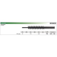 Lama inferiore / superiore PROGREEN tagliasiepe PG 600D 040174 | Newgardenstore.eu