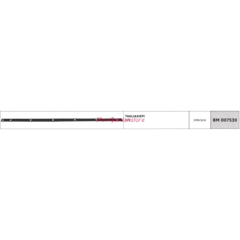 BRILL 540 hedge trimmer lower blade 007530