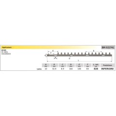 ECHO Untermesser HC 30ES Heckenschere 022741