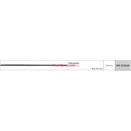 Cuchilla inferior PROGREEN PG 600D cortasetos 025058 | Newgardenstore.eu