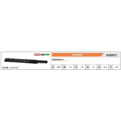 JACOBSEN JACOBSEN lawn tractor lawnmower mower blade R320073 | Newgardenstore.eu