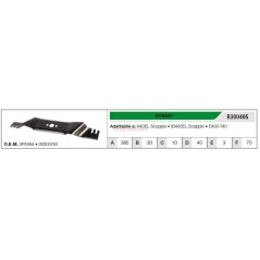 KYNAST Rasentraktor Rasenmäher Mähmesser K40EL R300495 | Newgardenstore.eu