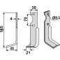 Lame de motoculteur compatible 350-018 AGRIA NH16548