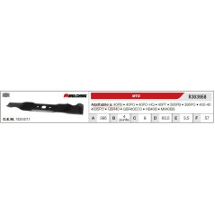 MTD Messer Rasentraktor Rasenmäher 40BP 40PO 40PO-HQ R303958 | Newgardenstore.eu