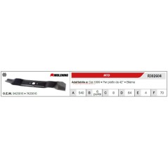 MTD lawn tractor mower lawnmower blade from 1999 R302604 | Newgardenstore.eu