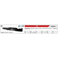 MTD lawn tractor lawn mower blade 46" flat R302611