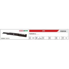 MTD Rasentraktor Rasenmähermähermesser R320126 | Newgardenstore.eu