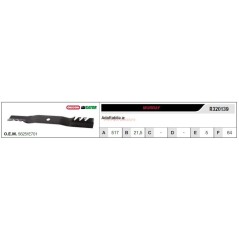 MURRAY Rasentraktor Rasenmäher Mähmesser R320139 | Newgardenstore.eu