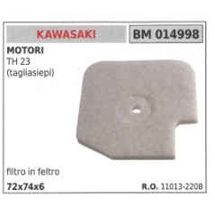 Filtro aria in feltro KAWASAKI tagliasiepi TH 23 014998 | Newgardenstore.eu