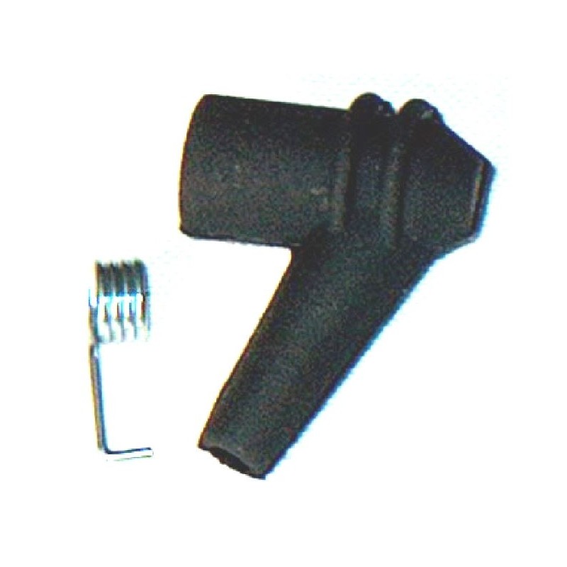Spark plug connector with spring cap compatible HUSQVARNA