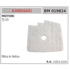Felt air filter KAWASAKI hedge trimmer TJ 23 019824 | Newgardenstore.eu