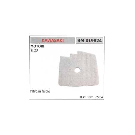 Filtre à air en feutre KAWASAKI taille-haie TJ 23 019824 | Newgardenstore.eu