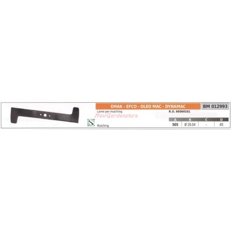 Klinge für Rasenmäher EMAK 012993 | Newgardenstore.eu