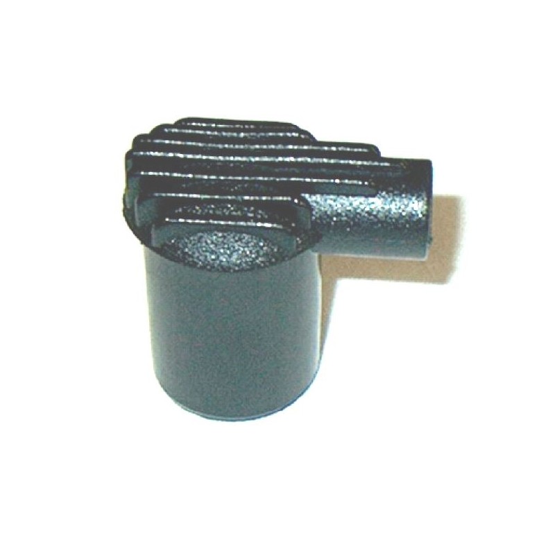Moplen cap spark plug connector for removable terminals