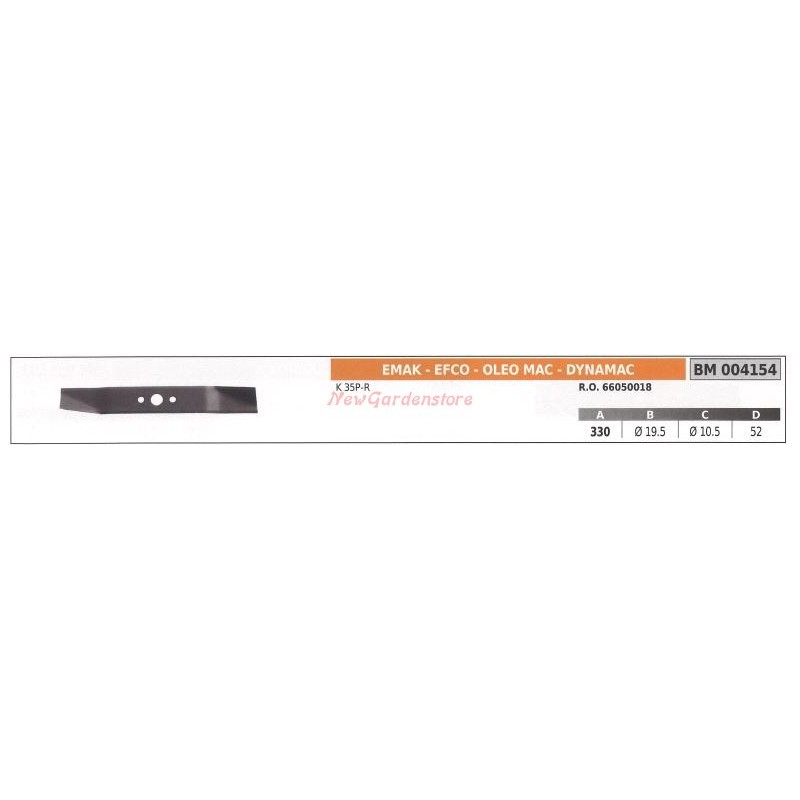 Blade for lawn mower mower K 35P-R EMAK 004154