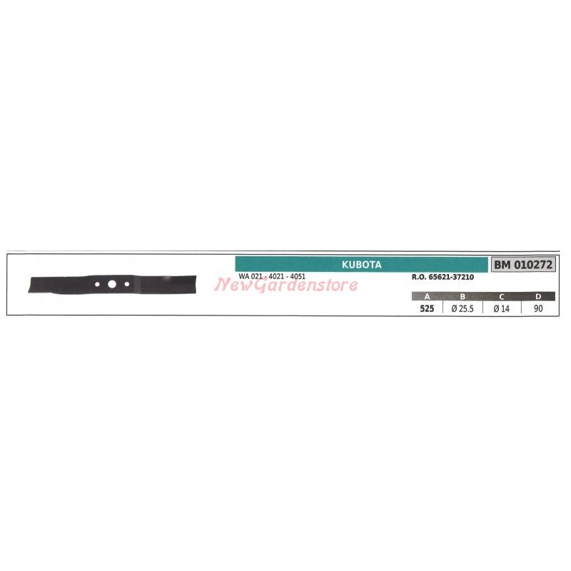 Blade for lawn mower mower KUBOTA WA021 4051 010272