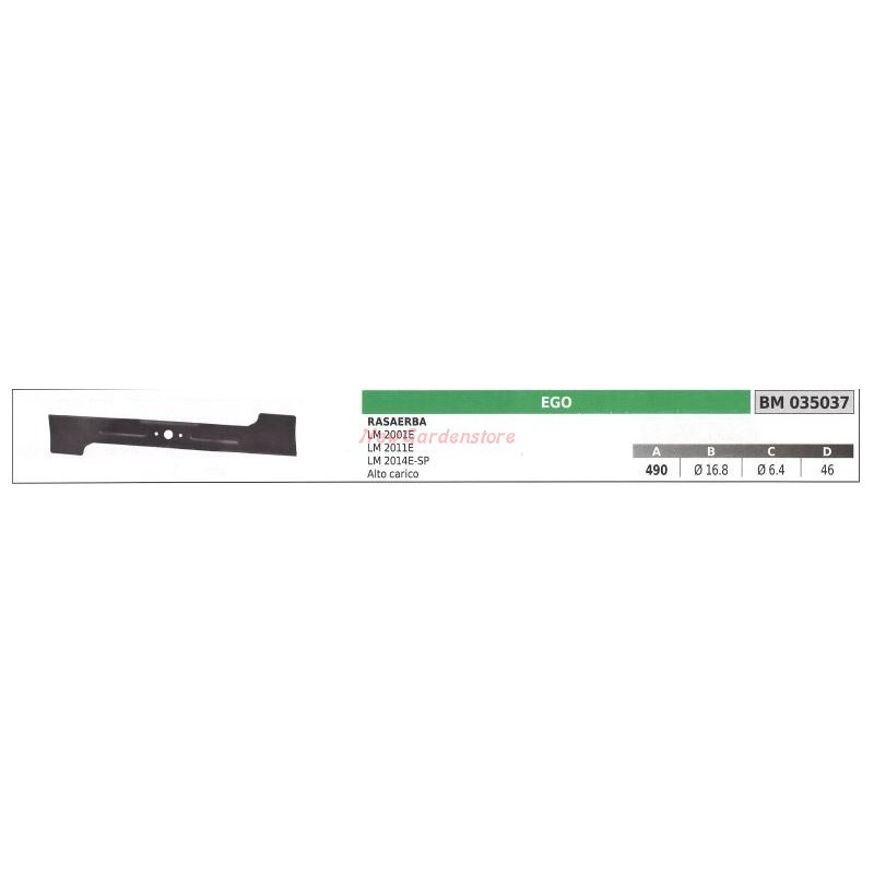 Blade for lawn mower LM 2001E EGO 035037