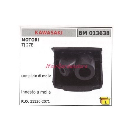 Attacco candela pipetta cappuccio SENZA MOLLA KAWASAKI tagliasiepe TJ 27E 013638 | Newgardenstore.eu