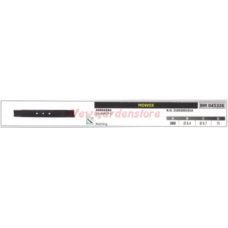 Lama 380mm rasaerba tagliaerba MOWOX EM 3840 P-LI 045326 HYUNDAI | Newgardenstore.eu