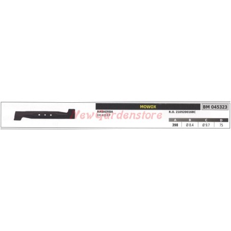 Lama 398mm rasaerba tagliaerba MOWOX EM 4018 P 045323 HYUNDAI | Newgardenstore.eu