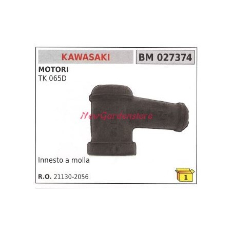 Bouchon de bougie d'allumage KAWASAKI couplage de bougie d'allumage KAWASAKI coupeur TK 065D 027374 | Newgardenstore.eu