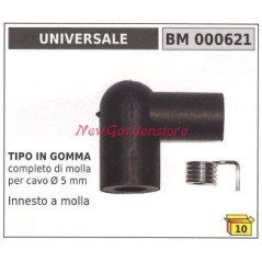Spark plug connector with UNIVERSAL cap 000621