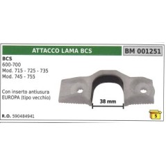 Adaptador de cuchilla BCS para motor cortacésped bcs 600 700 715 725 735 745 755 | Newgardenstore.eu