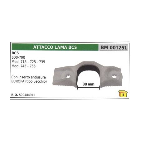 BCS blade attachment for bcs 600 700 motor mower 715 725 735 745 755 | Newgardenstore.eu