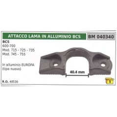 Attacco lama in alluminio BCS per motofalciatrice bcs 600 700 715 725 735 745 | Newgardenstore.eu