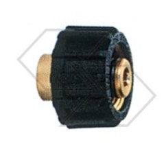 Fixed quick coupling for pressure washer M22x1,5 - F two pieces short