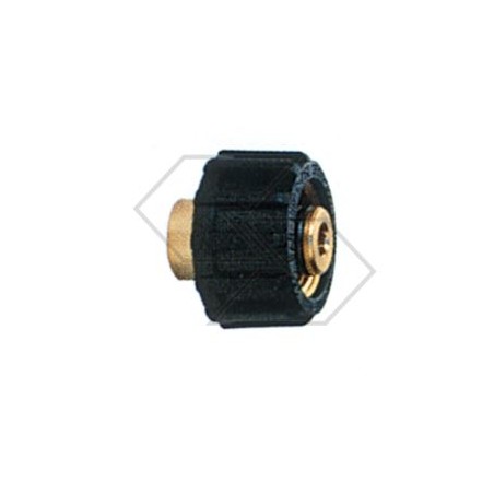 Fixed quick coupling for pressure washer M22x1,5 - F two pieces short | Newgardenstore.eu