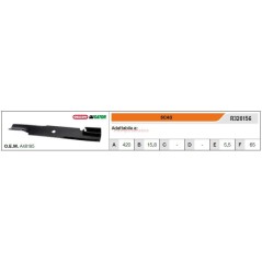 SCAG lawn tractor lawnmower mower blade R320156 | Newgardenstore.eu