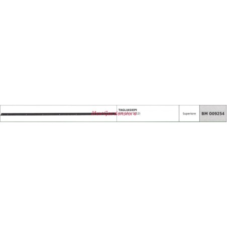 Upper BRILL blade for 680 hedge trimmer year 2012 009254 | Newgardenstore.eu