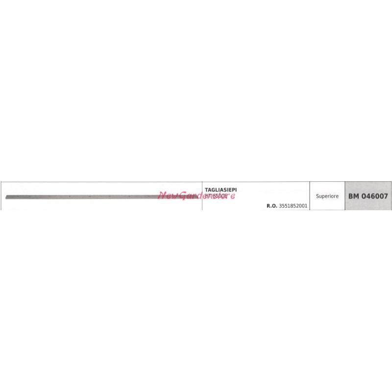 Cuchilla superior EGO cortasetos HT 6500E 046007