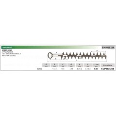 Lama superiore GREEN LINE tagliasiepe universale 018216