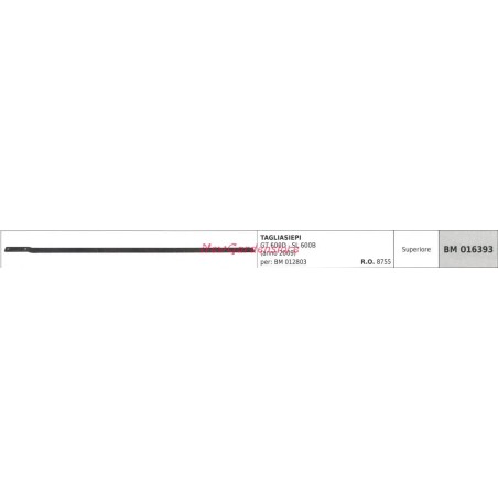 Cuchilla superior cortasetos GREENLINE GT 600D SL 600B 016393 | Newgardenstore.eu