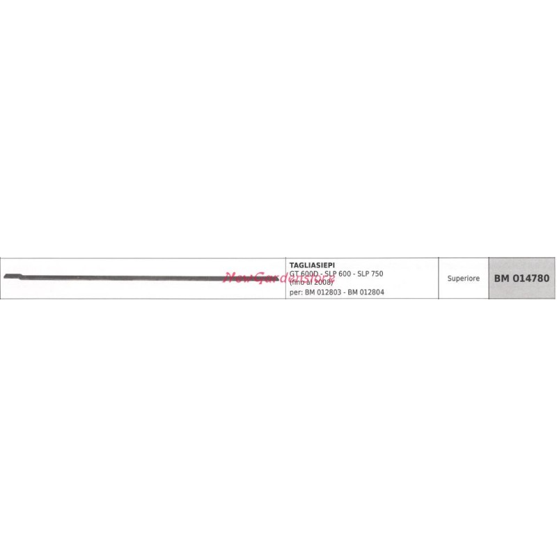 GREENLINE hedge trimmer upper blade GT 600D SLP 600 014780