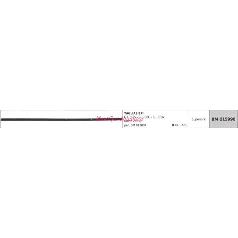 Cuchilla superior GREENLINE cortasetos GT 750S SL 700C 015990