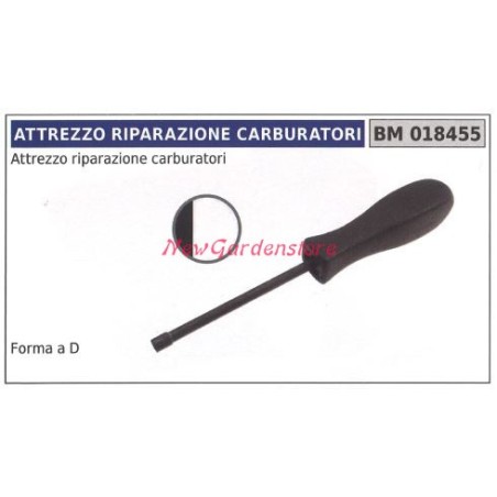 Attrezzo riparazione carburatori NEW GARDEN STORE forma a D 018455 | Newgardenstore.eu