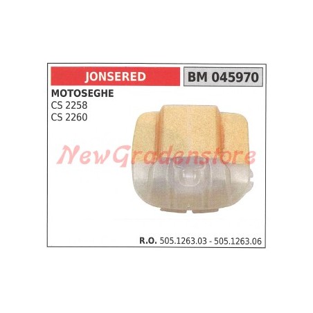 Air filter JONSERED chainsaw CS 2258 2260 045970 | Newgardenstore.eu