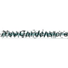 Cuchilla cortasetos bilateral interior exterior compatible ECHO 69701006560 13287002 | Newgardenstore.eu