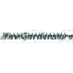 Cuchilla cortasetos bilateral interior exterior compatible SHINDAIWA 13287018 | Newgardenstore.eu