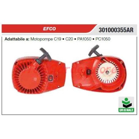 EFCO démarreur de motopompe C19 C20 PA1050 PC1050 301000355AR | Newgardenstore.eu