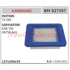 Filtro de aire desbrozadora KAWASAKI TK 065 soplador KRB 750 H6750 AAS 027357 | Newgardenstore.eu